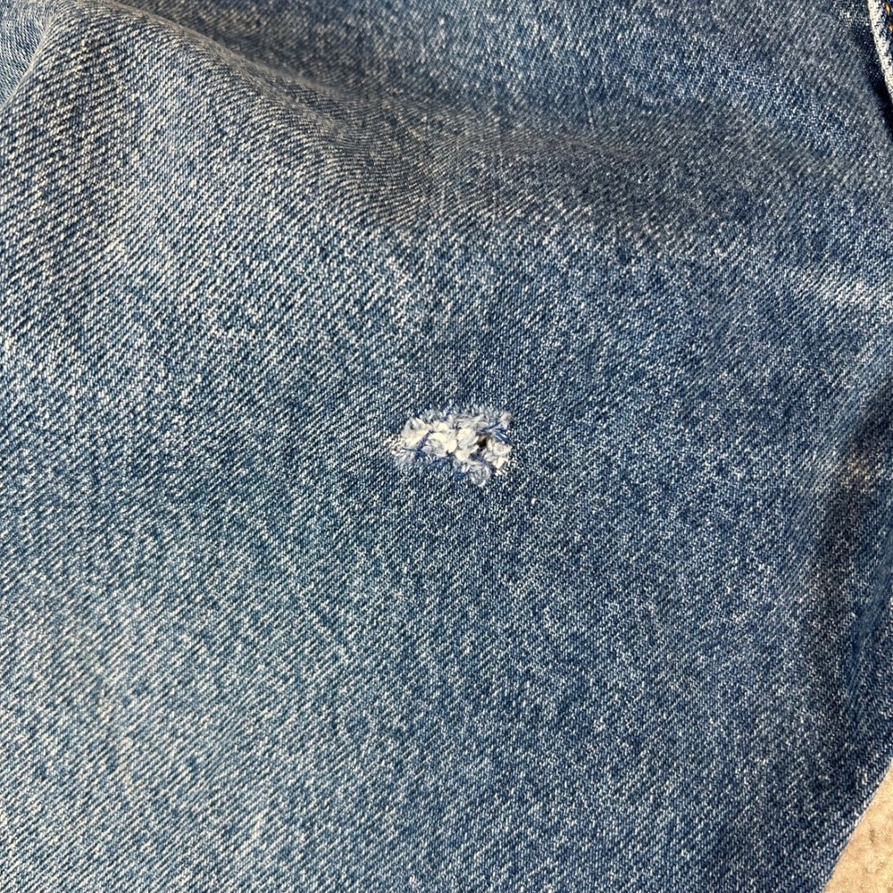 Vintage Levis 505 Jeans Mens 32x31 Blue Medium Wash Regular Fit Straight Leg USA - Picture 10 of 16